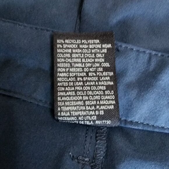 All in Motion Shorts with Pockets Mens Size Large Solid All Dark Blue Activewear - Picture 3 of 4